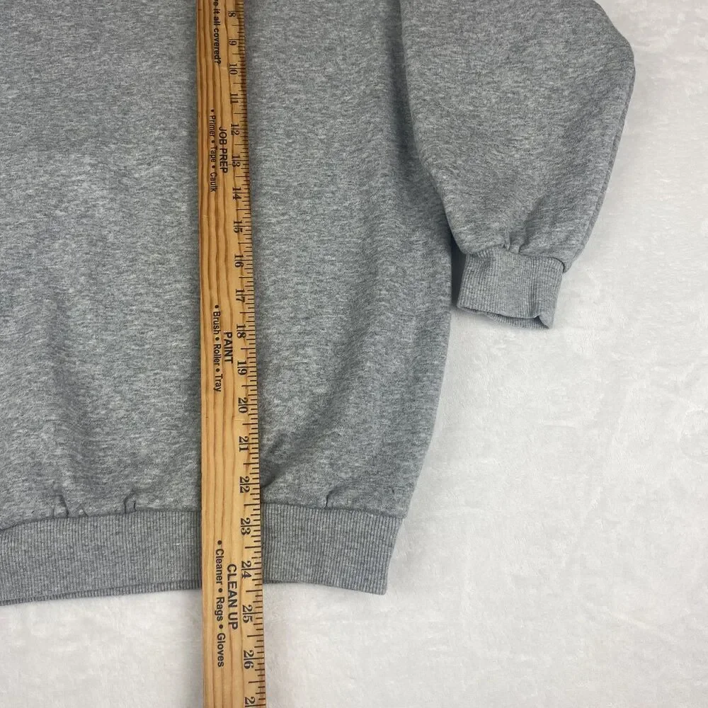 Nike Sweater Boys Youth Large Gray Logo Sweatshirt Crewneck Pullover Casual